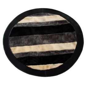 Onitiva - [Vectoria] Patchwork Rugs (35.4 by 35.4 inches)