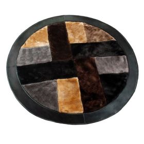 Onitiva - [Land of Windmills-1] Patchwork Rugs (35.4 by 35.4 inches)