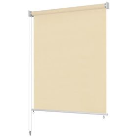 Outdoor Roller Blind 94.5"x90.6" Cream