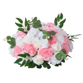 VEVOR Flower Ball Arrangement Bouquet 10 PCS, 17.7-Inch Diameter Artificial Flower Balls Wedding Table Centerpieces