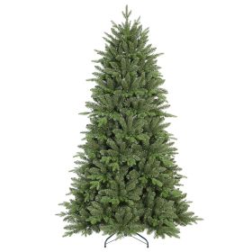 7ft Pe Pvc Mixed Tree Electric Flux Tree Artificial Christmas Tree (Option: 7ft pe pvc mixed tree electri)